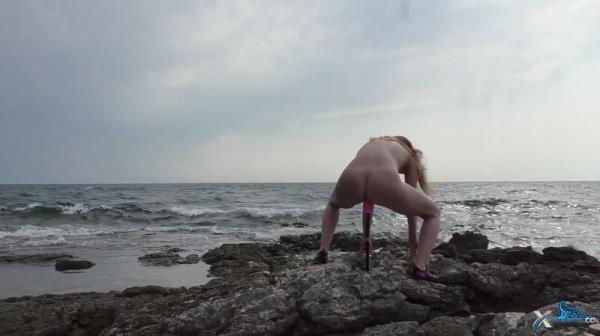 -Zuckerarsch- - Dildo in Brandung [FullHD 1080P]  - MyDirtyHobby