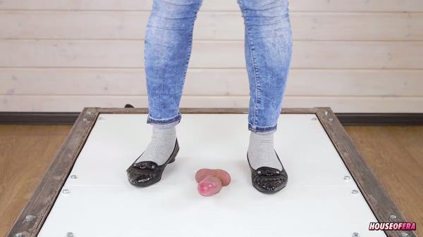 House of Era - POV Cruel cock balls trampling and stomping ballet flats CBT [FullHD 1080P]
