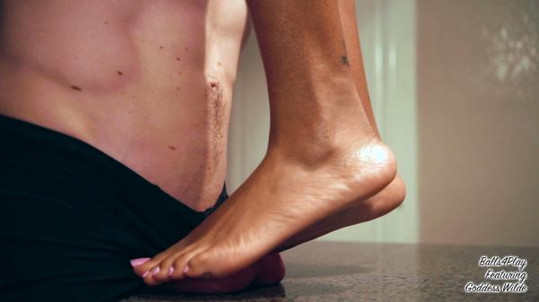 Goddess Wilde - Balls4play - Popping His Testicles [FullHD 1080P]  