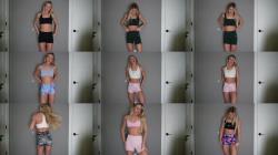 keeks 3005 - SFW - Gym Clothes Try On [FullHD 1080P]  