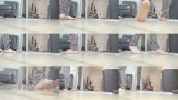 CurvyElvishGirl - Bare feet pacing- hard floors [HD 720P]  