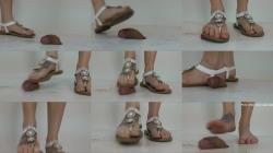 High Heel Heidi Side cockcrush With Sandals And Footjob 1 [SD 480P]  