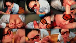 Vazar_No_Limit - Su?e Perspektive Und Rimming - Brunette Mit Brille Saugt Leidensc... [FullHD 1080P]  - MyDirtyHobby