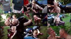 Bikergirl_97 - Bukkake am Bikertreff mit Teen Bikergirl endet in Sperma Eskalation [FullHD 1080P]  - MyDirtyHobby