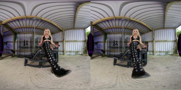 The English Mansion - Worship A Goddess� Divine Boots - VR. Featuring Mistress Courtney [4K 1920P]  