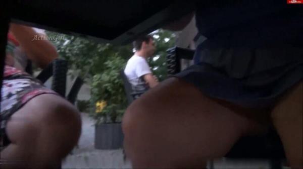 ActionGirl - 2 blanke Fotzen im Cafe [FullHD 1080P]  - MyDirtyHobby