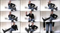 Lady_Victoria_Valente - Sei mein Ashtray und Spittoon - Herrin in Gummistiefeln [FullHD 1080P]  - MyDirtyHobby