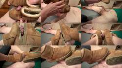 The madama footjob - Ugg boots shoejob [FullHD 1080P]  