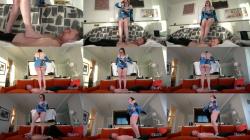 Bratty Foot Girls - Your Highness - Amazon Trampling on the bed & couch [FullHD 1080P]  