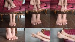 Feetwonder - Petite Sexy Model Shows Her Small Beautiful Feet With White Toes [FullHD 1080P]  