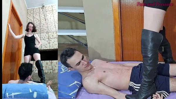 Pain and Pressure - 32 Beatriz Trampling With High Heels Boots [FullHD 1080P]  
