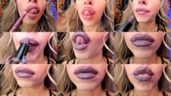 Petite Mercy - Manic Mauve Lipstick Lip Licking [FullHD 1080P]  