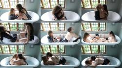 LATEXnCHILL - Latex Bathtime turns Thirsty [rubber lesbians kissing mak [FullHD 1080P]  