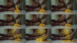 PrettyEbonies � Side pooping and smearing [HD 1280P]  