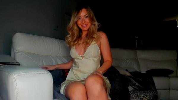 Missbehavin26 - GFE Satin Nighty Strip Tease and Masturbation Two Fingers [FullHD 1080P]  