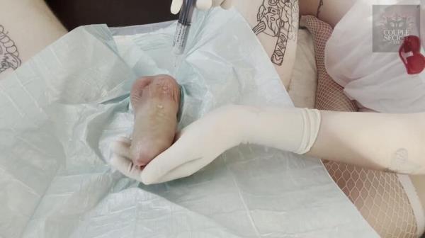 couplesecretxxx - Medizinisches Fetisch Rollenspiel - CUM Untersuchung durch maski... [FullHD 1080P]  - MyDirtyHobby