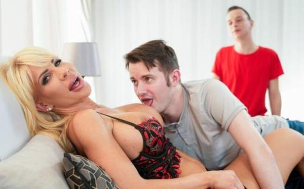 Tiffany Rousso - Fill Me Up While My Stepson Watches [FullHD 1080P]  - MomLover