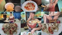 JuliaCrown - Cook disgust food pasta for slave [HD 720P]  