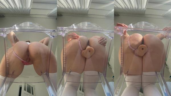 Cutegeekie cutelittlepearl - Glass Chair Dildo Fucking [FullHD 1078P]  - OnlyFans