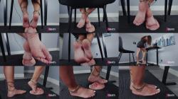 Bratty Foot Girls - Goddess Stefania - Underdesk CEO 79 [FullHD 1080P]  