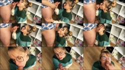 Mary_Sky - Versaute familie - Massiv sperma auf mein gesicht gegossen - Deepthroat [FullHD 1080P]  - MyDirtyHobby