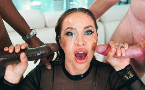 Melissa Stratton - Deepthroat Threesome [FullHD 1080P]  - EvilAngel