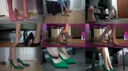 Imilia Audley - Cummy Shoes Compilation - Barefoot Only [HD 720P]  