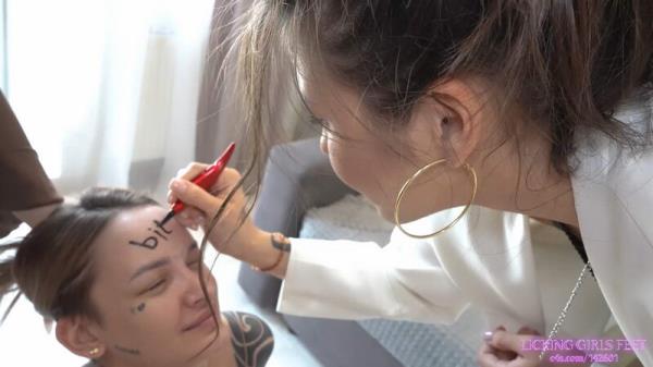 Licking Girls Feet: Iren And Victoria - Never Forget Your Place! [FullHD 1080P]  