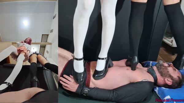 Pain And Pressure - 102 Anya And Beatriz - Schoolgirls Trampling And Bullying In Mary Jane Shoes [FullHD 1080P]  