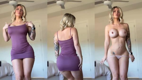 Rachel Jade - Purple Dress Striptease [FullHD 1080P]  - OnlyFans