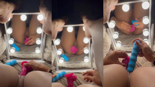 333babyy - Mirror Dildo Fucking [FullHD 1080P]  - OnlyFans