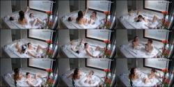 Reallifecam - Liora And Zara With Guest Girl Have Hot Thresome Lesbian Fun In A Bathub 24.04.2026 [SD 608P]  