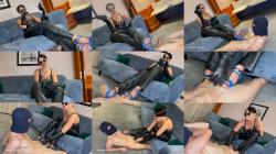 Femdom For Fun - The Hunteress - Handjob For My Footrest Slave [FullHD 1080P]  