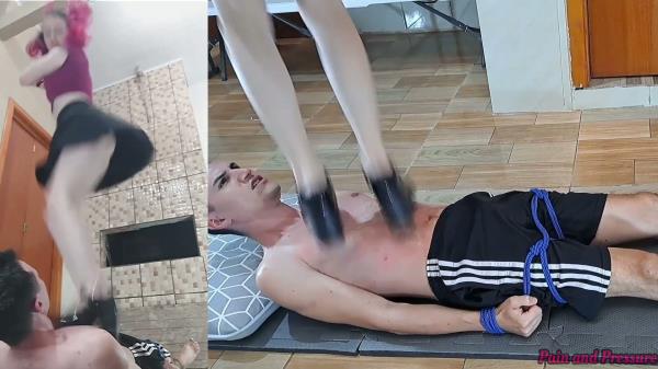 Pain And Pressure - 72 Beatriz Jumping And Trampling With Mary Jane Shoes [FullHD 1080P]  
