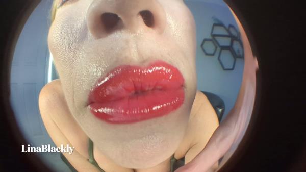 LinaBlackly - Mommy's Fisheye POV Dirty Mouth and Lips [FullHD 1080P]  