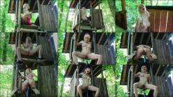 Mineaxx - Nackt Im Wald Bei Sonnigem Wetter Und Das Erste Mal Mit Fickmaschine Dra... [FullHD 1080P]  - MyDirtyHobby