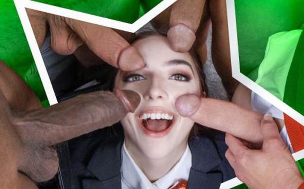 Scarlett Rosewood - The Deepthroat Gangbang Show P2 [FullHD 1080P]  - TeamSkeetSingles