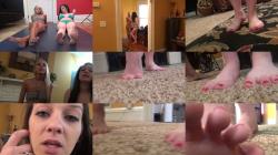 Sweet Southern Feet SSF - Hali and Chloe watch Gordon get his ass beat (POV) [HD 720P]  