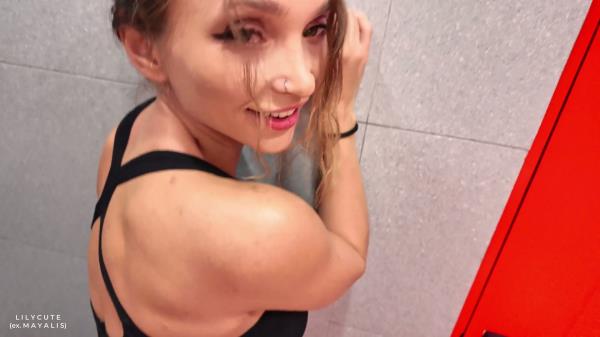 Stranger At The Gym Fucks Me Inside The Bathroom - Lily Cute [FullHD 1080P]  