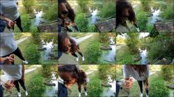 Munichgold - Munichgold 's outdoor habdjob, blowjob public im Wald.. habt spass [FullHD 1080P]  - MyDirtyHobby