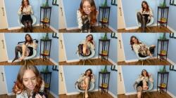 Scarlett Cummings - Hose and Pink Toes Nylon Secretary [FullHD 1080P]  