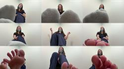 nursebunny69 - Smell My Stinky Socks and Toes with a Tape Gag 4K [4K 2160P]  