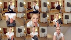 Ariel Anderssen  - Leather Gloved Handjob For Helpless You 4K [4K 2160P]  