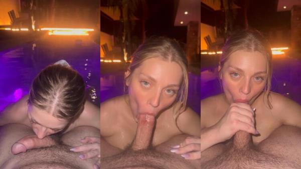 Hazelxwinters (Hazel Winters) - Jacuzzi Blowjob [FullHD 1080P]  - OnlyFans
