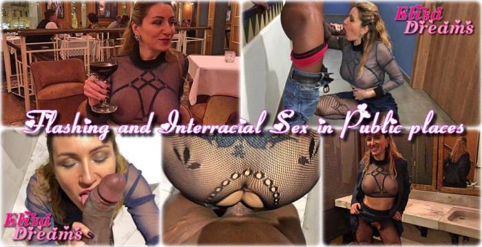Elisa Exhib [05/25/2018 : Flashing and Interracial Sex in Public places] [FullHD]