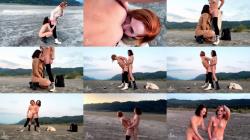 Shiri Allwood and Penny Peacock - Bare Beach Sex in Broad Daylight [FullHD 1920P]  - OnlyFans