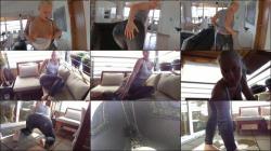 Lara-CumKitten - Fruh morgens in Jeggings gepisst [FullHD 1080P]  - MyDirtyHobby
