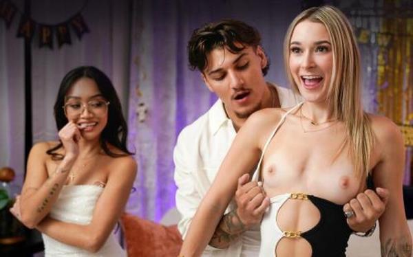 Jade Kimiko, Thea Summer - Stepsis Starts The New Year Off [FullHD 1080P]  - BrattySis