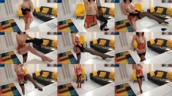 Lilla Grace - Memphis Heel Black Fully - Fashioned Nylons [FullHD 1080P]  