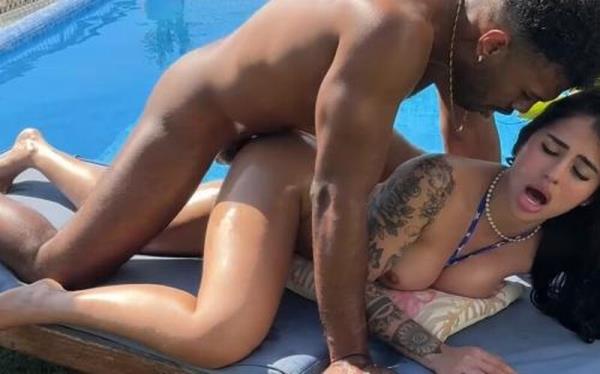 Gisele Ribeiro - This BBC Fucked Me By A Public Pool [FullHD 1080P]  - OF